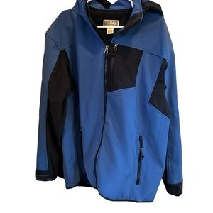 Duluth Trading Co. Jacket Adult LT  Blue Insulated Fleece Lined 80's Coat  Men's